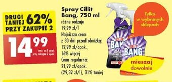 Biedronka Spray Cillit Bang, 750 ml oferta