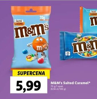 Lidl M&M's Salted Caramel* 70 g oferta