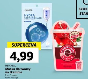 Lidl Maska do twarzy na tkaninie 1 szt./1 opak. oferta