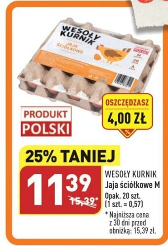 ALDI Jaja ściółkowe M Opak. 20 szt. oferta