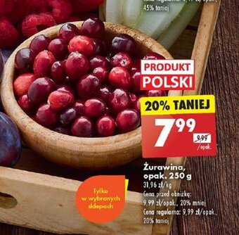 Biedronka Żurawina, opak. 250 g oferta