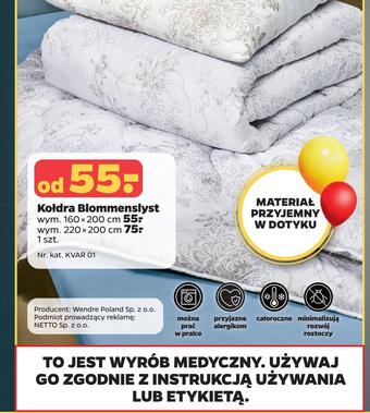 Netto Kołdra blommenslyst oferta