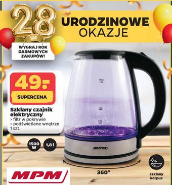 Netto Szklany czajnik elektryczny oferta