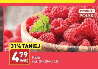 ALDI Maliny 125 g oferta