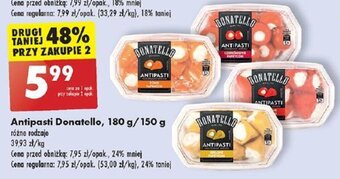 Biedronka Antipasti Donatello 180 g/150 g oferta