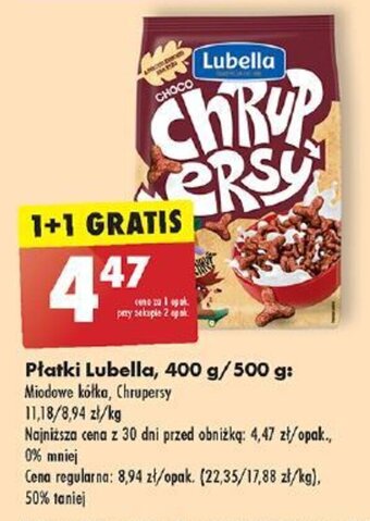 Biedronka Płatki Lubella 400 g/500 g oferta