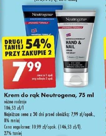 Biedronka Krem do rąk Neutrogena 75 ml oferta