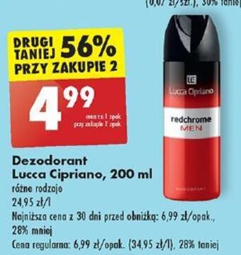 Biedronka Dezodorant Lucca Cipriano 200 ml oferta