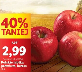 Lidl Polskie jabłka premium, luzem 1 kg oferta