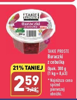 ALDI Buraczki z cebulką oferta