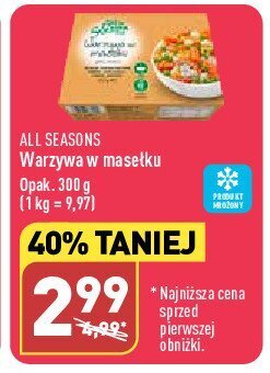 ALDI Warzywa w masełku oferta