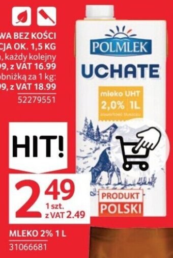 Selgros MLEKO 2% 1l oferta
