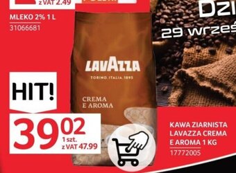 Selgros KAWA ZIARNISTA LAVAZZA CREMA E AROMA 1 KG oferta