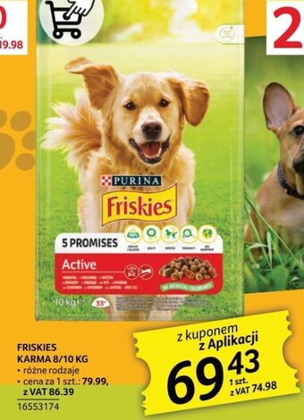 Selgros FRISKIES KARMA 8/10 KG oferta