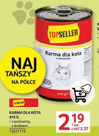 Selgros KARMA DLA KOTA 415g oferta