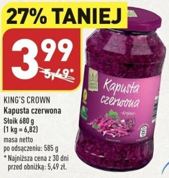 ALDI Kapusta czerwona 680 g oferta