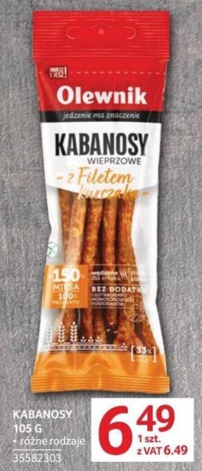 Selgros KABANOSY 105 G oferta
