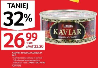 Selgros KAWIOR Z ŁOSOSIA GORBUSZA 90 G oferta
