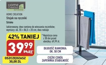ALDI Stojak na ręczniki oferta