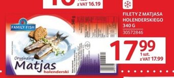 Selgros FILETY Z MATJASA HOLENDERSKIEGO 340 G oferta