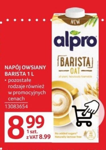 Selgros alpro NAPÓJ OWSIANY BARISTA 1 L oferta
