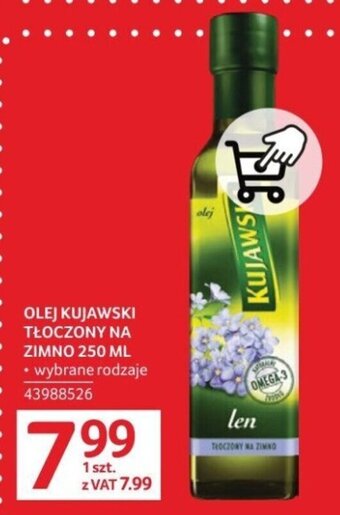Selgros OLEJ KUJAWSKI TŁOCZONY NA ZIMNO 250 ML oferta