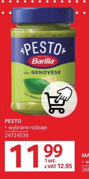 Selgros Barilla PESTO oferta