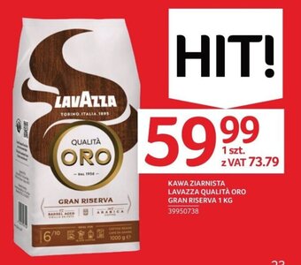 Selgros KAWA ZIARNISTA LAVAZZA QUALITÀ ORO GRAN RISERVA 1 KG oferta