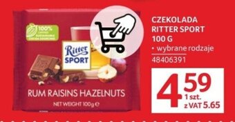 Selgros CZEKOLADA RITTER SPORT 100g oferta