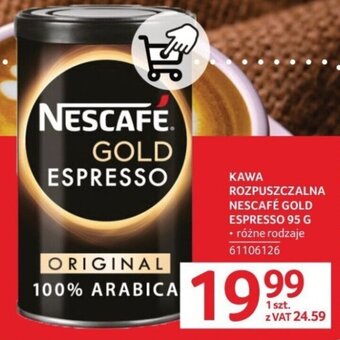 Selgros ROZPUSZCZALNA NESCAFÉ GOLD ESPRESSO 95g oferta