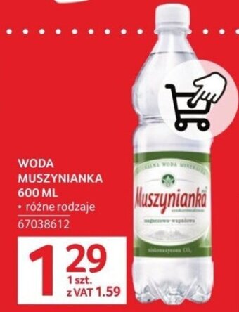 Selgros WODA MUSZYNIANKA 600ml oferta