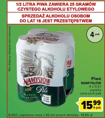 Globi Piwo NAMYSŁÓW oferta
