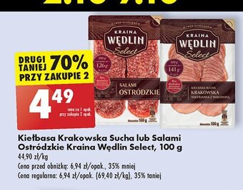 Biedronka Kiełbasa krakowska wieprzowa z wołowiną oferta
