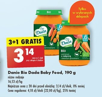 Biedronka Bio warzywa z cielęciną i zielonym groszkiem oferta