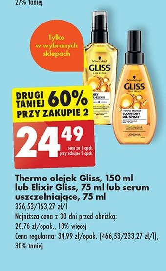 Biedronka Serum do włosów oferta