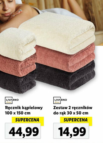Lidl Ręcznik kąpielowy 100 x 150 cm oferta