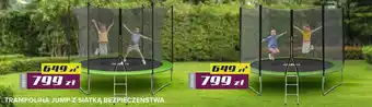 Rebel Electro Trampolina Jump z siatką bezpieczeństwa oferta