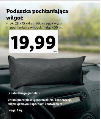 Lidl Poduszka pochłaniająca wilgoć oferta