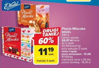 Carrefour Ptasie Mleczko 340 g oferta