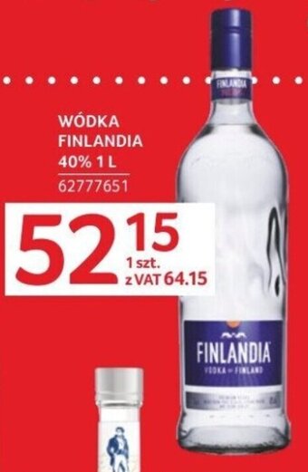 Selgros WÓDKA FINLANDIA 40% 1L oferta