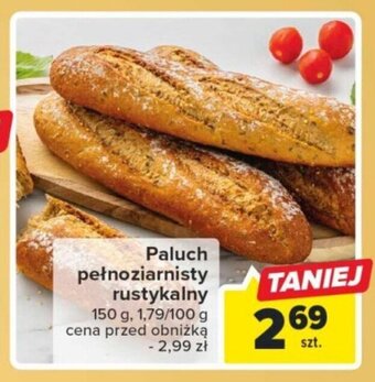 Carrefour Paluch pełnoziarnisty rustykalny 150 g oferta