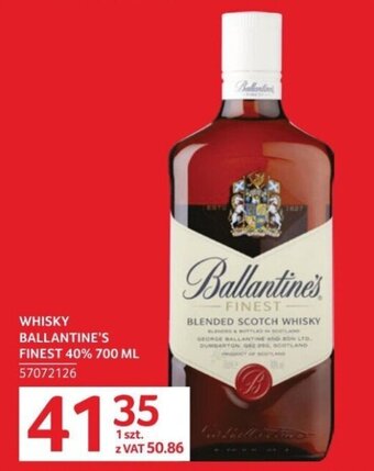 Selgros WHISKY BALLANTINE'S FINEST 40% 700 ML oferta