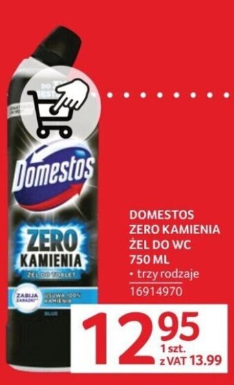 Selgros DOMESTOS ZERO KAMIENIA ŻEL DO WC 750 ML oferta