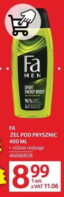 Selgros FA ŻEL POD PRYSZNIC 400 ML oferta