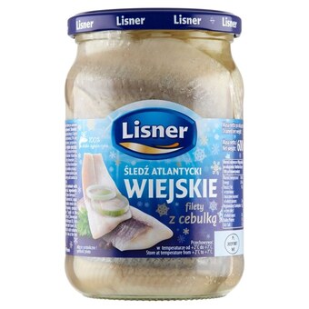 Sużyw Lisner śledź atlantycki wiejskie filety z cebulką 600 g oferta