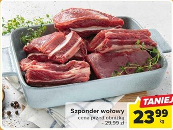 Carrefour Market Szponder wołowy oferta