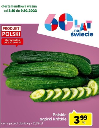 Carrefour Express Ogórki oferta