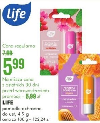 SuperPharm Pomadka do ust life oferta
