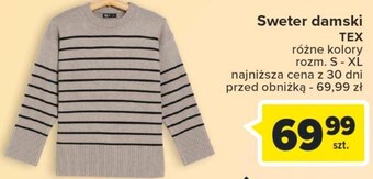 Carrefour Market Sweter damski tex oferta