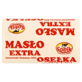 Słoneczko Sobik masło ekstra osełka górska 300 g oferta